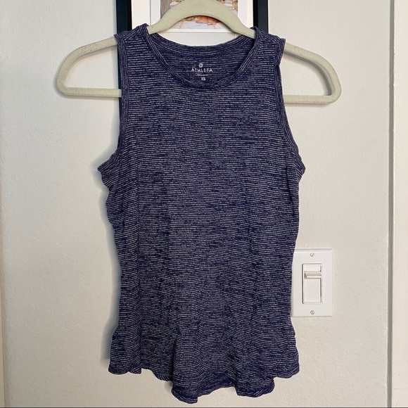 Athleta Blue Tank Top - Picture 1 of 3